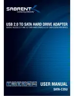 Preview for 1 page of Sabrent C35U User Manual