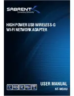 Sabrent NT-WGHU User Manual preview