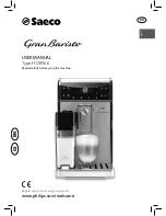 Saeco GranBaristo HD8966 User Manual preview