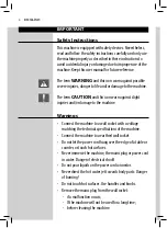 Preview for 4 page of Saeco Minuto HD8763/31 Operating Instructions Manual