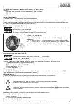 Preview for 69 page of SAER Elettropompe TM Series Use And Maintenance Manual