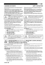 Preview for 6 page of SAF SAXOTIG 1600 Safety Instruction For Use And Maintenance