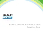 SAFARI Montage RM-440X Installation Manual preview