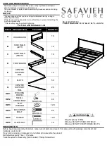 SAFAVIEH COUTURE Fitz SFV4109-K Quick Start Manual preview