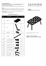 Preview for 1 page of SAFAVIEH COUTURE Maximus SFV8704A Assembly