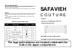 SAFAVIEH COUTURE SFV4738 Quick Start Manual preview