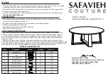 SAFAVIEH COUTURE Trenton SFV9718 Manual preview