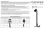 Safavieh Lighting FLL4037A Manual preview