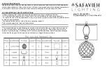 Safavieh Lighting GREMELI TBL4450-SET2 Manual preview