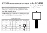 Safavieh Lighting HARLEE TBL4117A Manual preview