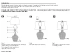 Preview for 2 page of Safavieh Lighting KEI TBL4435 Manual