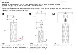 Preview for 2 page of Safavieh Lighting Livio TBL4027A Quick Start Manual