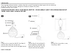 Preview for 2 page of Safavieh Lighting Lucca TBL4130A Quick Start Manual