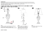 Preview for 2 page of Safavieh Lighting SAHARA LIT4001A Manual