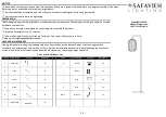 Safavieh Lighting SANTINA FLL7007A Quick Start Manual preview