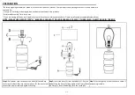 Preview for 2 page of Safavieh Lighting SERO TBL4478 Manual