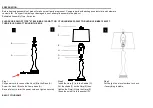 Preview for 2 page of Safavieh Lighting TBL4203A Manual