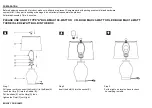 Preview for 2 page of Safavieh Lighting TBL4436A Quick Start Manual