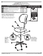 Preview for 2 page of Safco Alday 24/7 3391 Assembly Instructions