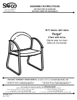 Preview for 1 page of Safco Forge 7971 Series Assembly Instructions