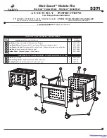 Preview for 1 page of Safco Mini-Scoot 5371 Assembly Instructions