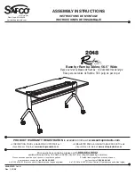 Preview for 1 page of Safco Rumba 2048 Assembly Instructions Manual