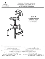 Safco TASK MASTER  5117 Assembly & Care Instructions preview