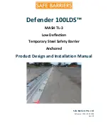 Safe Barriers Defender 100LDS Installation Manual preview