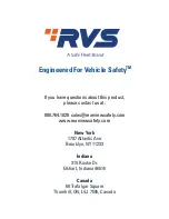 Preview for 22 page of Safe Fleet RVS-619NQ Instruction Manual