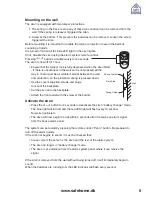 Preview for 5 page of SAFE HOME WS209 User Manual