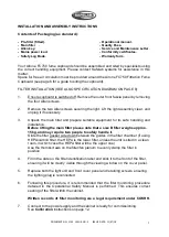 Preview for 5 page of Safelab AIRONE FC 750 Instruction Manual