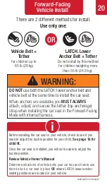 Preview for 26 page of Safety 1st TriFit TriMate Manual