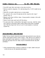 Preview for 12 page of Safety Clamps VL-BC Operation, Maintenance, And Repair Manual