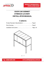 Safety Xpress OBSL24 Product Information & Installation Manual preview