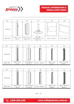 Preview for 3 page of Safety Xpress OBSL24 Product Information & Installation Manual