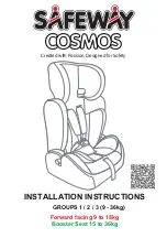 Safeway Cosmos Installation Instructions Manual preview