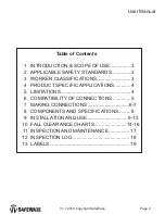 Preview for 3 page of SafeWaze 019-8000 User Manual