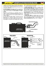Preview for 4 page of Safex INSIDE-FOG FLUID Operating Instructions Manual