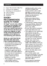 Preview for 2 page of Sage Bambino Plus User Manual