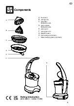 Preview for 2 page of Sage Citrus Press BCP600 User Manual