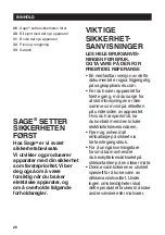 Preview for 26 page of Sage Soft Top Pure SKE700 Quick Manual