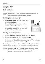 Preview for 16 page of Sailor SP3510 VHF User Manual