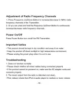 Preview for 11 page of SainSonic AX-7C Instruction Manual