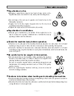 Preview for 9 page of Sakai PC600 Operating & Maintenance Instructions