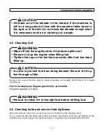 Preview for 13 page of Sakai PC600 Operating & Maintenance Instructions