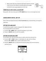 Preview for 8 page of Sakar VIVITAR 808HD User Manual