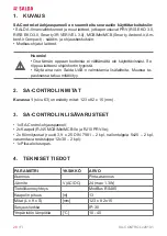 Preview for 35 page of Salda RIRS 5500 VEL EKO 3.0 RHX Quick Launch Manual