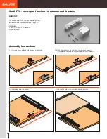 Preview for 22 page of SALICE Shelf F70 Manual