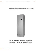 Salicru DC POWER-L DC-75-L 12P 110V EE671774-1 Manual preview