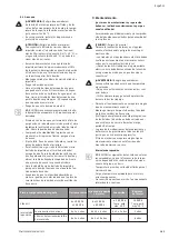 Preview for 105 page of salmson MULTI-VE Series Installation And Starting Instructions